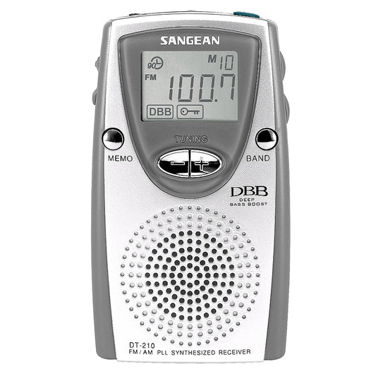 B-WARE - Sangean DT-210 Taschenradio mit Lautsprecher und Ohrhörer