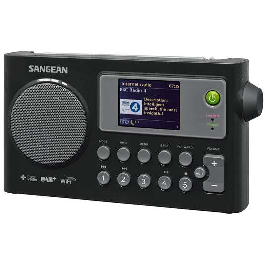 B-WARE - Sangean WFR-27 C, DAB+ portables Internetradio in schwarz