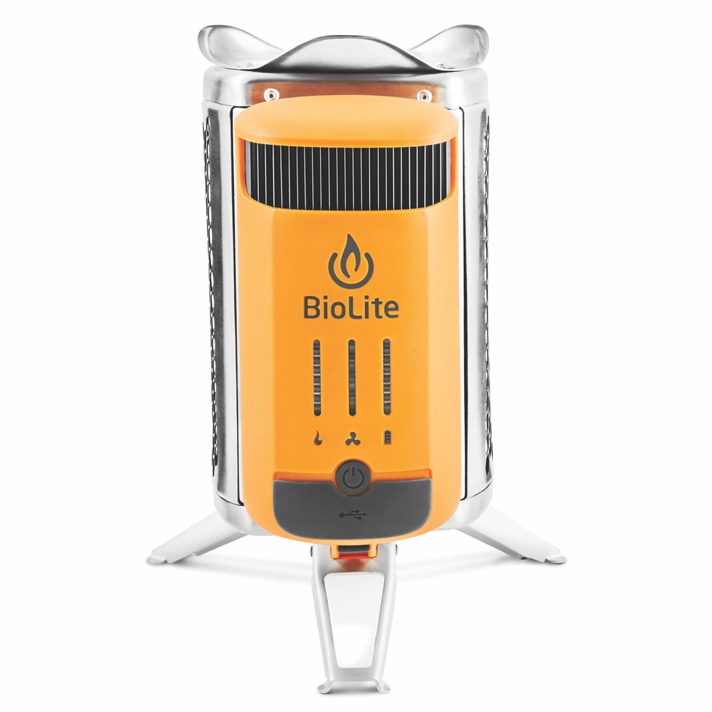 BioLite CampStove 2+ -Campingkocher mit Akku, USB-Ladeausgang, FlexLight 100